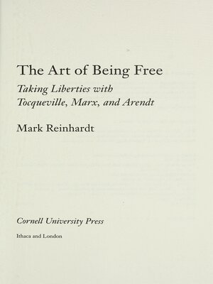 cover image of The Art of Being Free